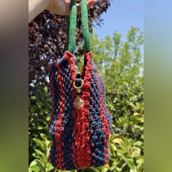 Clare V Betty Bag top handles crochet D rings - Picture 13 of 14